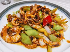 酱爆八带-渔民船说·北塘海鲜·天津菜·海肠捞饭(北塘古镇店)