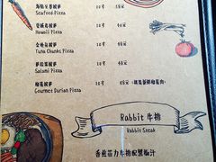菜单-Rabbit Cafe私房西餐甜点咖啡(栖霞路店)