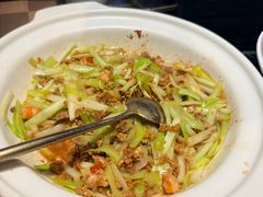 砂锅嫩韭黄-喜棠·长沙家宴·海鲜·湘菜(麓谷店)