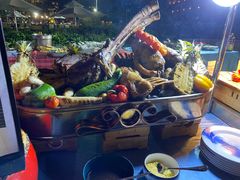 -亚龙湾希尔顿自助餐厅·海鲜·烧烤·沙滩BBQ·现场乐队