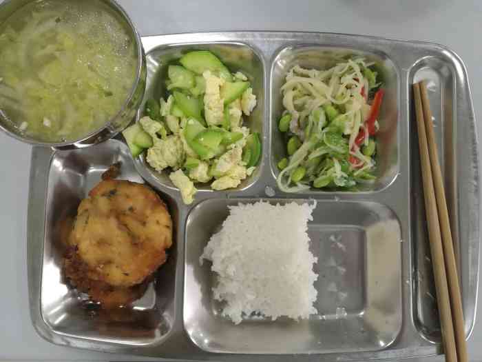 十几块一份的盒饭,工作餐随便吃吃吧