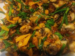 韭菜炒田螺-院里寻菜·精致庭院菜(观沙岭店)