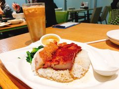 烧味双拼饭-庆记香港烧味小馆(浦东机场店)