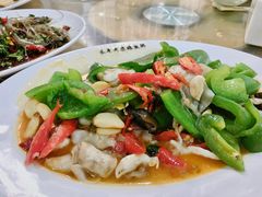 辣椒炒鱼漂-长平老姿娘夜粥(平东一街店)