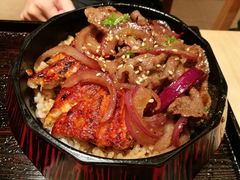 蒲烧鳗鱼拼牛肉丼-yokocho上横町·日本食街(深业上城店)