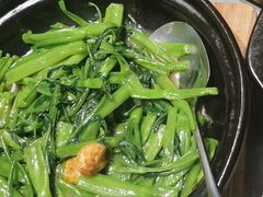 啫啫虾酱通菜梗-荣记·囍粤茶餐厅(花都店)