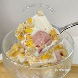 🍨Zoe美食分享｜自制低卡酸奶麦片冰淇淋🍦