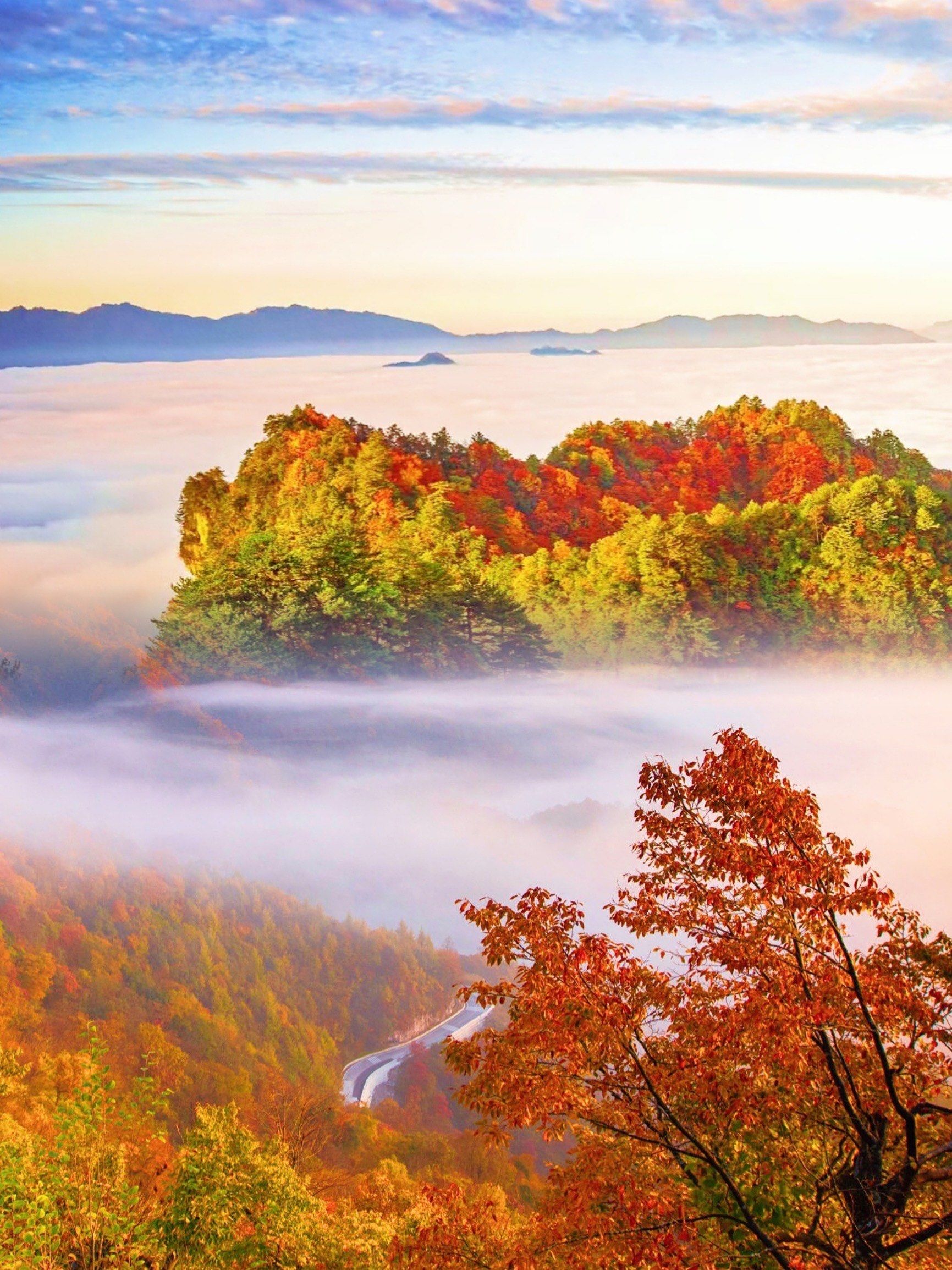 秋天的光雾山,是大自然最慷慨的馈赠