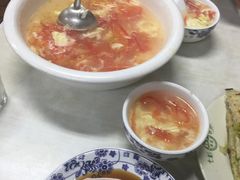 西红柿鸡蛋汤-清真永恒华威肉饼(潘家园店)