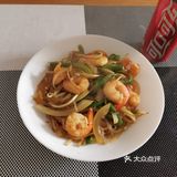 虾仁炒粉丝