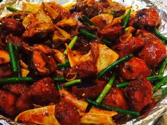 铁板四样-釜山美食韩国炸酱面(长大店)