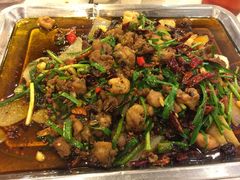 鸡兔双拼干锅-沈姐万州烤鱼(沙坪坝七中店)