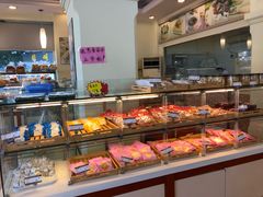 面包甜点陈列柜-长发西饼(道前店)