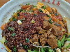 特色四合一-手擀菠菜面(西康路店)