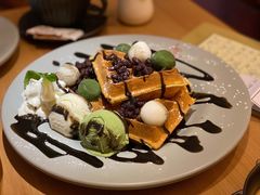 绿茶华夫饼-Lia Cafe Bar Restaurant松山咖啡屋