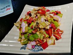 小葱拌假鲍鱼-海鲜烧烤