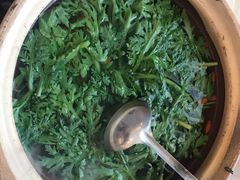 肉汤蘑菇茼蒿-膳博士·府宴餐厅(猪猪星球店)