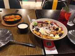 烤鸡肉考博沙拉-机器人火炉披萨