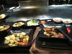 炒杂菜、鹅肝、牛肉-御泉七味铁板烧(高区店)