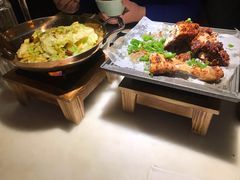 杭风香锅包菜-绿茶餐厅(西单老佛爷店)
