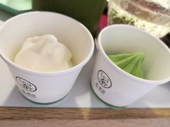 茉莉花冰淇淋-茶是一枝花泡茶店