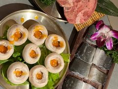 -围炉肉舍•炭烤活鳗•丹东海鲜烤肉(步行街店)