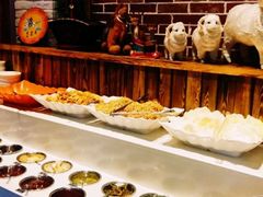 自助调料区-草原塞蛮羊火锅城(港湾店)