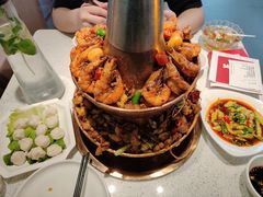 双层美蛙锅-老佛爷铜炉蛙锅(海岸城店)