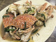 姜葱炒蟹-贞姨美食·老字号海鲜大排档