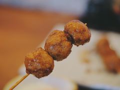 鸡软骨丸子配温泉蛋-山葵家·创意料理(EFC欧美广场店)