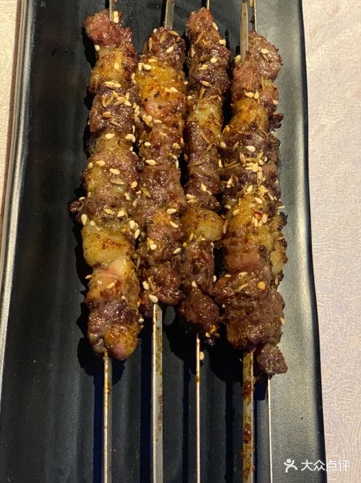 茴香熙楼-炭烤牛肉串-菜-炭烤牛肉串图片-昆明美食-大众点评网