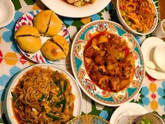 新疆大盘鸡（精选鸡腿加皮带面）-清真·古丽花儿·新疆美食(滨江道店)