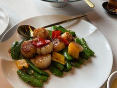 自家制XO酱炒蜜豆带子-三号黄浦会Canton Table