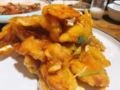 -东来菜馆•手抓海鲜家常菜•海鲜锅贴(鸽子窝店)