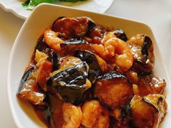 酱汁虾仁烧茄子-日昌餐馆(亦庄店)