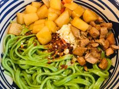 菠菜面-长青菠菜面·烧烤