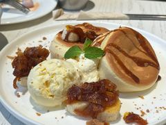 肉桂苹果焦糖香蕉舒芙蕾松饼-Nana And Her Friends Restaurant 娜娜家(小寨原力场店)