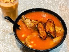 猪扒鸡翼番茄汤通粉-华嫂冰室(湾仔店)