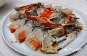 Soy-Braised Red Crab with Roe