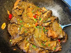 锅焗碟鱼头-开海·红岛海鲜虾水饺(石老人店)