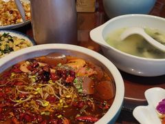 -东来菜馆•手抓海鲜家常菜•海鲜锅贴(鸽子窝店)
