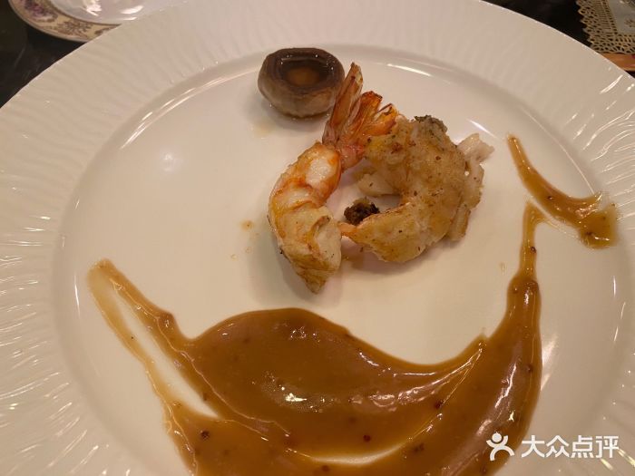 丹鼎铁板料理迷迭香蒜味大明虾图片