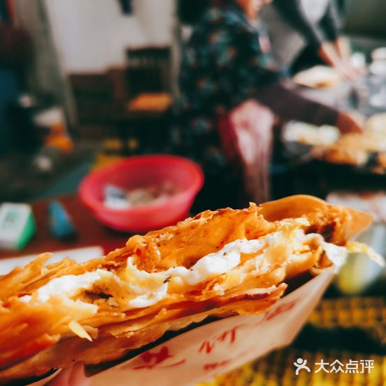 麻辣肉饼鸡蛋饼