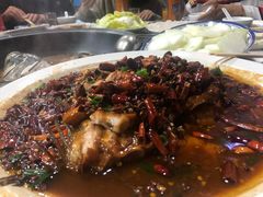 汆花鲢-燕北云山·农家菜·灶台鱼(密云溪翁庄店)