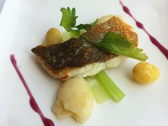 香煎鲈鱼-香格里拉鱼跃地中海西餐厅·牛排披萨
