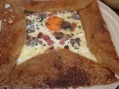 鸡蛋蘑菇熏肉荞麦可丽饼-RAC BAR(安福路店)