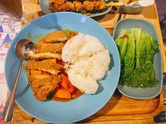 番茄猪扒饭-星椰叻沙·椰浆鲜虾面(江南西店)