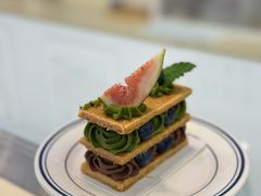 抹茶巧克力拿破仑-私人做法(苹果社区店)