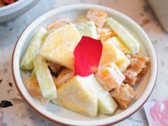 菠萝芒果黄瓜油条沙拉-素描餐厅(灵隐天竺店)