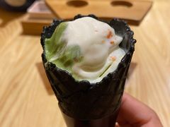 抹茶双拼冰淇淋-隐泉京望日式料理(太和广场店)